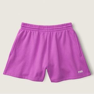 NWT VS Pink purple campus sweat shorts